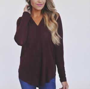 Deep Burgundy Sweater